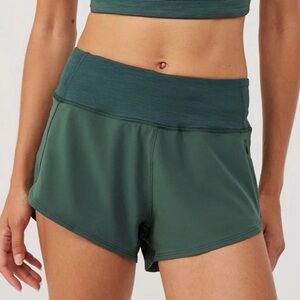 Outdoor voices Hudson green shorts
